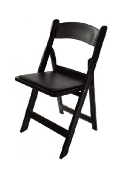 Black Americana Folding Chair