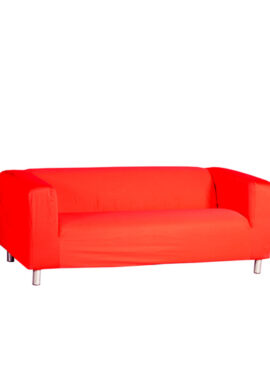 Red Two-Seater Lounge