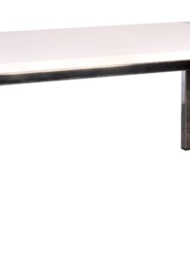 White/Chrome Coffee Table