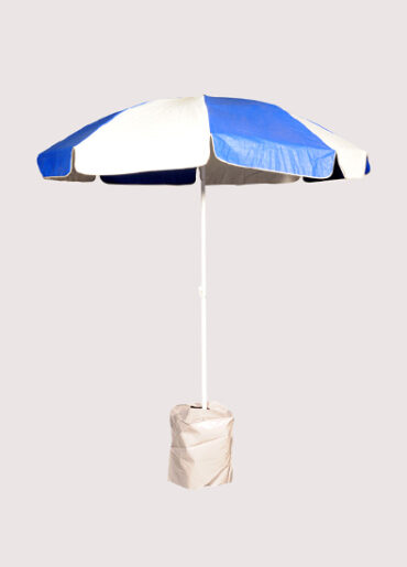 Umbrella - 2m Blue & White