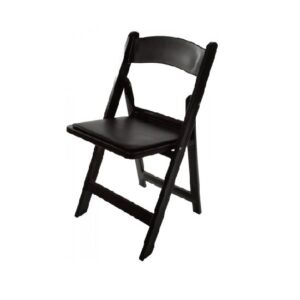 Black Americana Folding Chair