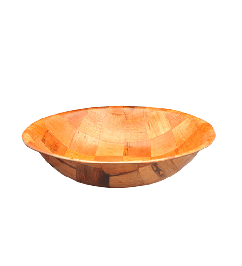 Bowl - Salad 350mm Woven Wood