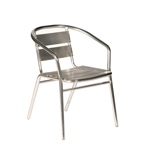 Chair - Cafe Aluminium With Arms