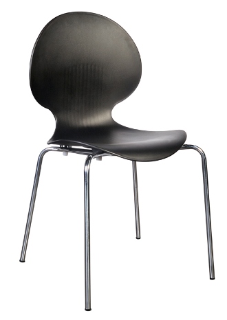 Chair - Poly Vogue Black