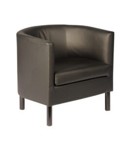 Black Lounge Tub Seat