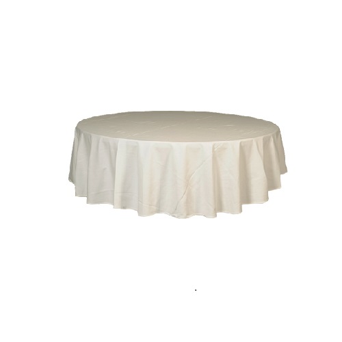 Table Cloth Round 1.9m White