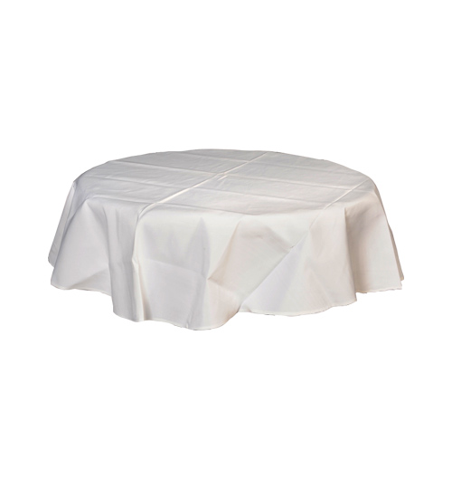 Table Cloth Round 1.65m White