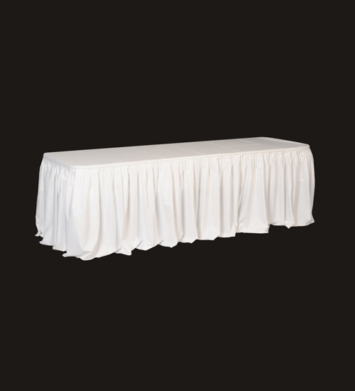 Table Frill White 4m
